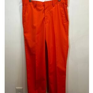 Bright Tangerine Straight Leg Pants - NWT - Berle - Size 34